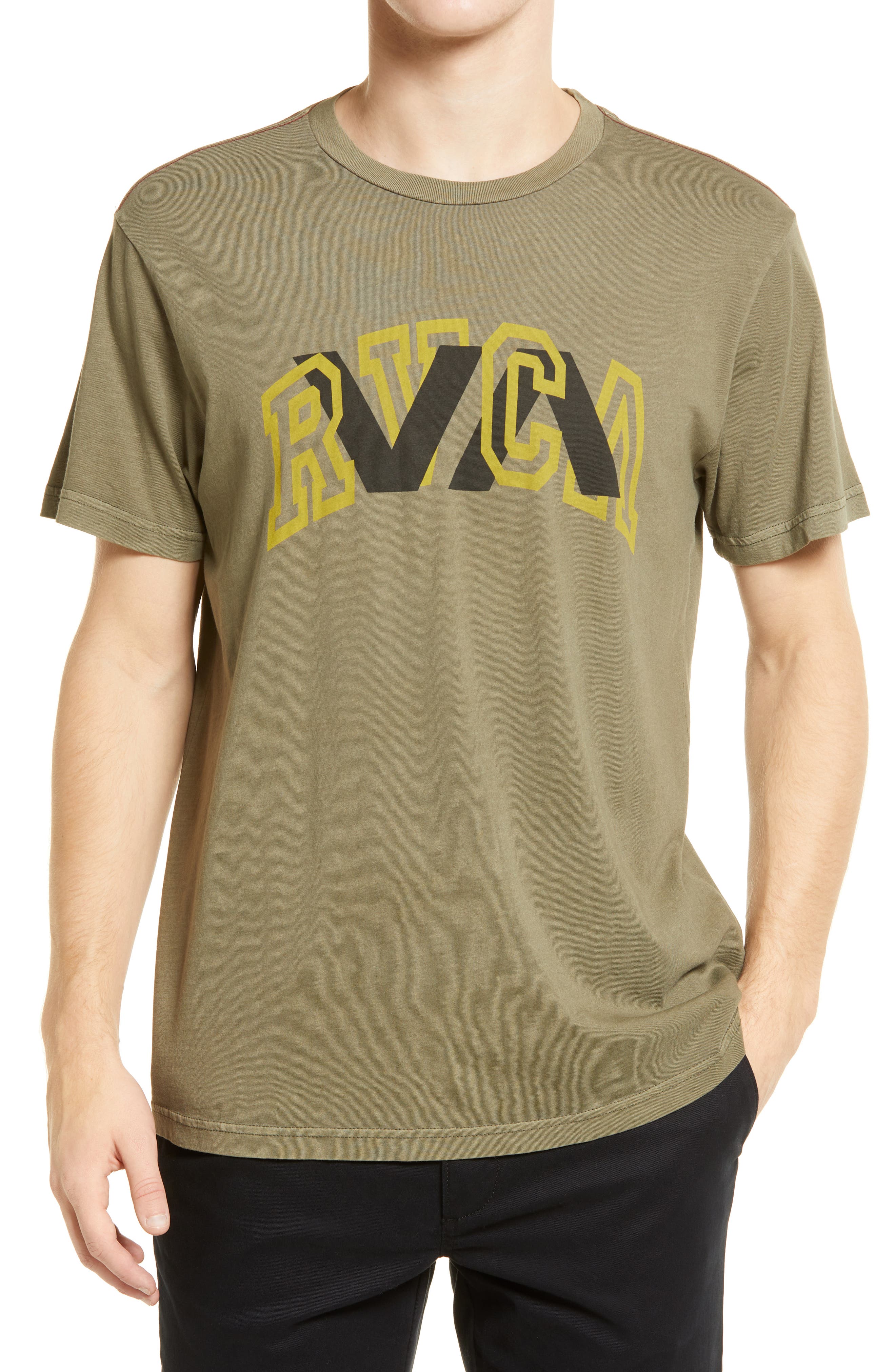 BAPE Vintage Logo Brodie Designer Yellow Crew T-Shirt Men's Cotton Paris Jersey